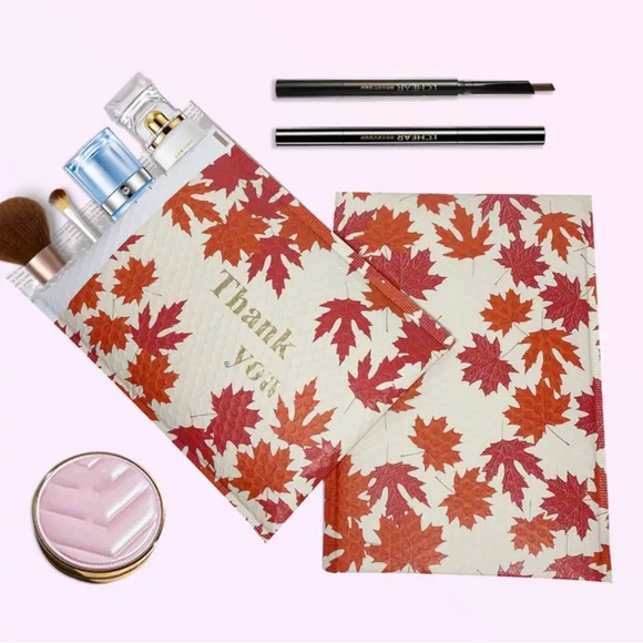 10 BUBBLE MAILERS&10 STICKERS FALL LEAVES Appx 10”x13” SELF-ADHESIVE 🍁FALL🍁 - Picture 7 of 9